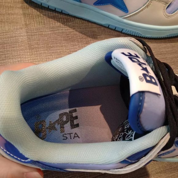 BAPE Gradient Blue All-match Sports Casual Shoes Meteor Shoes main image 8